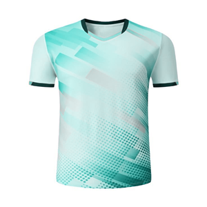 Camiseta de Fútbol Sublimada con Cuello en V para Hombre, Manga Corta, Absorbe la Humedad, 100% Poliéster, Corte Regular, Diseño Sólido, Cierre de Hebilla en T - Product Image 1