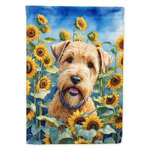 Wheaten Terrier and Sunflowers <b>Garden</b> <b>Flag</b> Multicolor Mailbox Decorative Yard Banner Patio Artwork for Flower Beds Small Size - Product Image 1