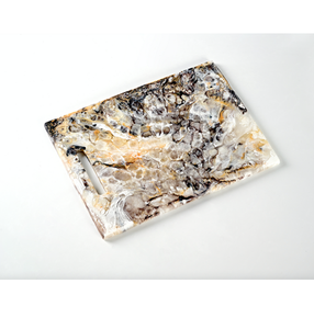 Planche à fromage élégante et tendance en résine époxy, bloc de découpe personnalisable en taille et couleur, qualité supérieure - Product Image 1