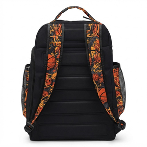 Sac à dos de sport pour basketball avec bretelles réglables, maille respirante, capacité de 30-40L, design personnalisable pour l'entraînement et les jeux en extérieur - Product Image 2