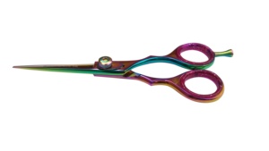 Ciseaux de barbier en acier inoxydable extra-affûtés de qualité supérieure en gros, étui en cuir pour le coiffage, ciseaux à effiler GEMSTONE GS-709 - Product Image 6