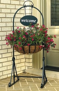 Elegant Iron Arched Trellis With Swirl Design For Outdoor Plant Decor And Wall Hanging - Product Image 6