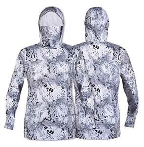 Sudadera de Caza HUK Unisex de Alto Rendimiento, Transpirable, de Manga Larga, para Senderismo, Protección Solar, Camuflaje, Pesca - Product Image 3