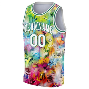Latest Custom Breathable Moisture-Wicking Anti-Bacterial Plus Size Sleeveless Basketball Jerseys-100% Polyester Custom Sizes - Product Image 1