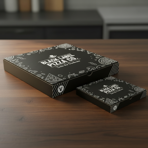 Caja de Pizza Personalizada con Impresión a Medida para Empaque de Comida Rápida, Caja de Pizza de Cartón Corrugado para Restaurante y Cafetería - Product Image 2