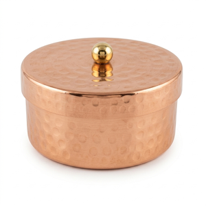Pot à bougie en cuivre vide, contenants métalliques pour bougies, en vrac, avec logo personnalisé, récipient à bougie or rose pour la fabrication de bougies en cire de soja sous marque privée - Product Image 6