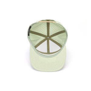 Casquette Snapback en Coton à 7 Panneaux Personnalisée, Visière Plate Verte, Perforations Laser, Logo Brodé, Luxe, Streetwear Adulte - Product Image 2