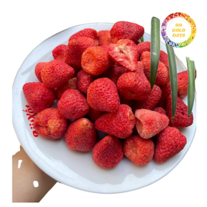 Fresas Liofilizadas Enteras FD Ideales para Recubrimiento de Chocolate e Ingredientes de Confitería Suministro a Granel - Product Image 1