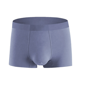 Boxers pour hommes HAIDII personnalisés en gros, de haute qualité, tricotés, taille mi-haute, en coton et élasthanne, très élastiques, respirants et antibactériens - Product Image 1