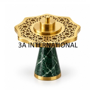 เตาเผากำยานสแตนเลสพร้อมฐานมุก ใช้ได้ทุกฤดู สำหรับกระจายกลิ่นหอม - Product Image 4