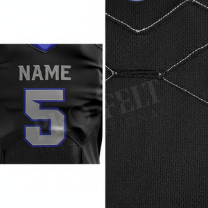 Nouvel Arrivage Ensemble Maillot et Pantalon de Football Américain Rembourrés de Sécurité, Tenue d'Équipe OEM pour Commande en Gros, Kit de Match Athlétique Respirant - Product Image 4
