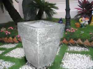 Pot à fleurs en béton du Vietnam, léger et durable, en béton fibré, pour jardin, extérieur, usage domestique - Product Image 4
