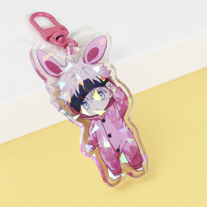 Tùy chỉnh phim hoạt hình phim hoạt hình trong suốt acrylic đề can hd in ấn khuyến mại quà tặng logo tùy chỉnh acrylic móc khóa móc khóa nhựa - Product Image 2