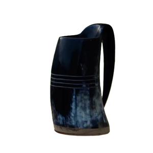 Tazas de cuerno de la mejor calidad, cuernos para beber, taza de cuerno vikingo de India, jarra con logotipo grabado personalizado - Product Image 1