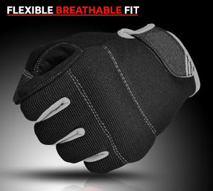 Gants de mécanicien électriques en cuir croûte de haute qualité, résistants à la chaleur, imperméables, hiver, personnalisables OEM pour la construction - Product Image 2