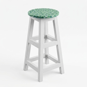 เก้าอี้บาร์พลาสติกรีไซเคิลดีไซน์มินิมอลสำหรับใช้ในบ้าน บาร์ และโรงแรม - Product Image 2
