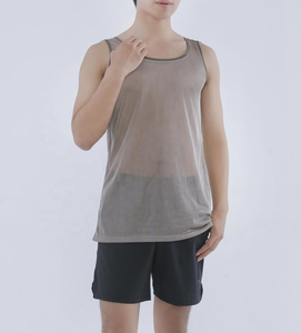 Men Everyday Sleeveless Tank <b>Top</b> Soft Lightweight Active Apparel Quick Dry Breathable Eco-Friendly Fabric for Exercise Fitness - Product Image 3