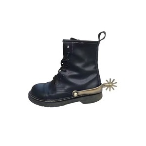 Western Roping Spur Stainless Steel <b>Horse</b> Riding Spurs by Advantage Impex Sliver With <b>Brass</b> Roping Custom Logo and Design - Product Image 2