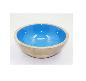 Cuencos de madera personalizables para servir, decoración del hogar, suministros para fiestas, cuencos de Metal decorativos de mesa, uso comercial para servir alimentos - Product Image 4