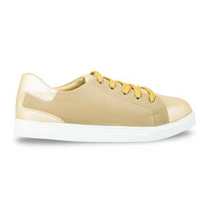 Zapatillas informales estilo baloncesto beige AT7424 - Product Image 4