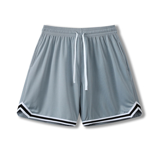 Pantalones Cortos de Baloncesto de Secado Rápido al por Mayor de Fábrica para Hombre y Mujer, Pantalones Deportivos Casuales de Lona Sólida sin Superposición - Product Image 1