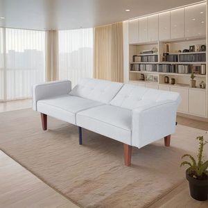 2131-GREY Comodo Divano per Soggiorno in Morbido Tessuto Grigio - Product Image 4