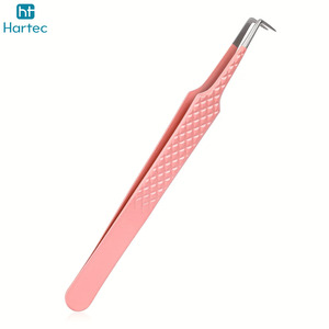 Pointed Stainless Steel Eyelash Tweezers with Best Grip, High Precision Volume Lash <b>Tools</b> for Professional Lash Technicians - Product Image 3