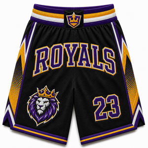 Pantalones Cortos de Baloncesto Tritons Personalizados con Parche de Nombre Cosido, Malla Transpirable, Uniformes de Entrenamiento por Sublimación para Hombre, Proveedor Pro Fit UK - Product Image 3