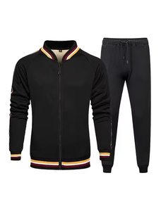 Conjunto Deportivo de Dos Piezas para Hombre, Chaqueta Informal con Cordón Ajustable, Pantalones Deportivos, Estampado Transpirable de Algodón para Invierno - Product Image 3