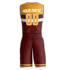 Fournisseur d'uniformes de sport professionnels, respirants, à séchage rapide, avec logo personnalisé, sublimation, ensembles de maillots de basket-ball pour adultes imprimés - Product Image 2