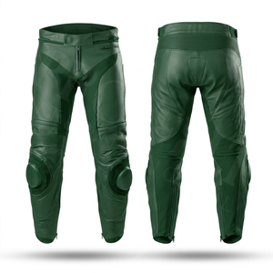 Whole Sale Manufacturer Motorcycle Leather Riding Pants with Knee Protection Breathable Biker Trousers Anti <b>Slip</b> Motorbike Gear - Product Image 3