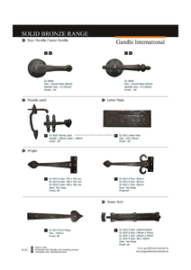 Delta-bisagras de alta calidad para puertas y armarios, bisagras de hierro antiguo, negro, antiguo, hecho a mano - Product Image 6