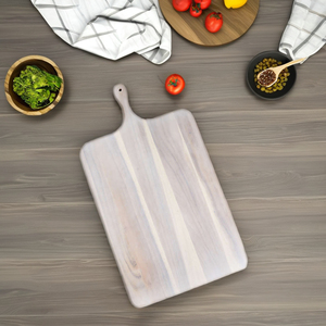 Nueva llegada utensilios de cocina de estilo americano Color Natural de tamaño personalizado redondo tablero de carnicero de madera para uso doméstico cortar verduras pan - Product Image 3