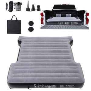 "5.5-5.8ft Full Size Short Truck Bed <b>Inflatable</b> Air Mattress W/12V Pump & 2 Pillows for Camping" - Product Image 1