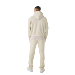 Sweat à capuche zippé à manches longues pour homme, chaud et confortable, en tissu polaire respirant, coupe ajustée, pour le sport et les loisirs - Product Image 3