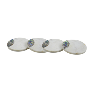 High Quality Vintage Eco-Friendly <b>Marble</b> Pads Tableware Coasters Set for Home Decor Dining Table Restaurant Design-Rounded Flat - Product Image 1