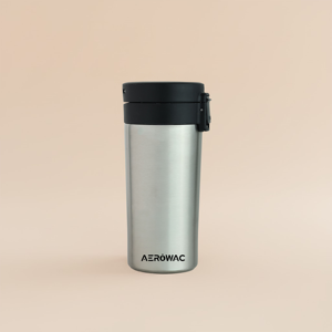 แก้วกาแฟสแตนเลสสตีลสองชั้นสุญญากาศ AEROWAC แก้วเดินทาง - Product Image 2