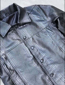 Nuevo Conjunto Deportivo de Cuero de 2 Piezas para Hombre, de Alta Calidad, Estilo Vintage, para Invierno, en Venta Online - Product Image 2