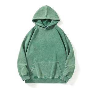 Sudadera con Capucha Personalizada, Estilo Vintage, Desgastada, con Efecto de Pintura Salpicada, Decolorada por el Sol, para Hombre, de Forro Polar, para Invierno, Estilo Urbano - Product Image 1