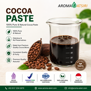 Pâte de cacao AROMA ATSIRI 100% pure et naturelle, liquide, fabriquée en Indonésie, inodore, sans conservateurs - Product Image 1