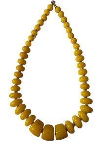 Collar hecho a mano más elegante para mujeres y niñas, cuerno y resina más vendidos, embalaje personalizado, joyería clásica de boda, perlas de imitación - Product Image 5