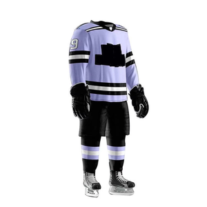 Ropa Deportiva de Hockey sobre Hielo, Diseño 2026, Cómoda, de Secado Rápido, Transpirable, con Cuello en V, 100% Poliéster, MOQ Bajo, Gran Venta - Product Image 1