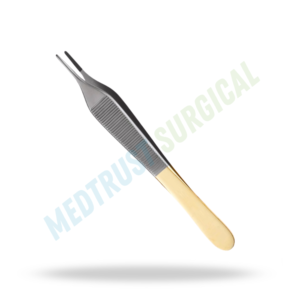 Pinza Quirúrgica Adson TC Delicada, Dentada, Tamaño Estándar, de Carburo de Tungsteno - Product Image 4