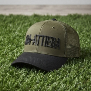 Casquette Trucker Marron et Verte pour Homme avec Logo Brodé Personnalisé, Dos en Maille, Chapeau de Baseball Ajustable, Style Urbain Extérieur - Product Image 5