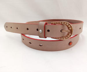 Cinturón de Estilo Formal con Hebilla de Pin y Anillo en D, de Cuero Genuino Personalizable, Duradero, con Patrón Sólido y Bordado, Tendencia 2026, Superventas - Product Image 5