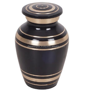 Urna de cremación de metal decorativa Urna conmemorativa Durable con diseño pulido a precio al por mayor - Product Image 3