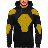 Sweat à capuche de moto pour homme, respirant, imprimé, avec options personnalisées, tissu renforcé, doublure protectrice, haute qualité, pour la conduite quotidienne