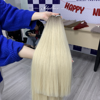 Cheveux bruts brésiliens bouclés en vrac, couleur claire, qualité supérieure, avec pointes en kératine, prix d'usine vietnamien, vente en gros
