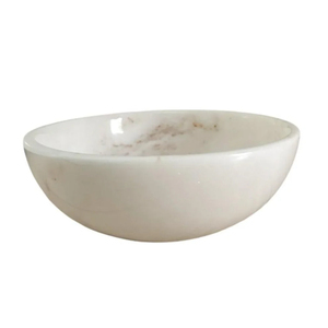 Bol en marbre noir de luxe, fait main, en pierre naturelle, centre de table, bol à fruits en marbre pour la décoration haut de gamme de la maison et des hôtels, vente en gros - Product Image 3