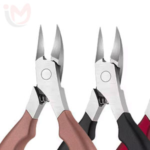 Hot Selling Stainless Steel <b>Toe</b> Finger Nail Clippers Ingrown Toenail Trimmer Tool Care Kit Easy Cuticle Pusher Nipper Thick - Product Image 2